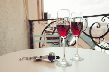 glasses of wine