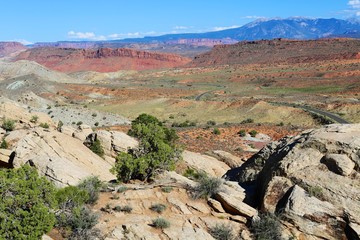 amazing view of arches national park