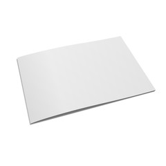 Blank closed Magazine realistic Template