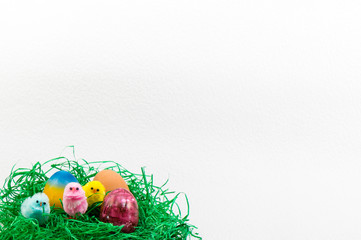 Easter Eggs and little chicks