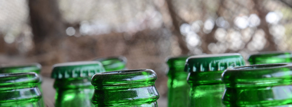 Green Beer Bottles