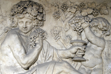 Naklejka na ściany i meble Bacchus dieu du vin