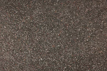Foto op Canvas Explsed or exposed aggregate finish surface, red. © kaymotec