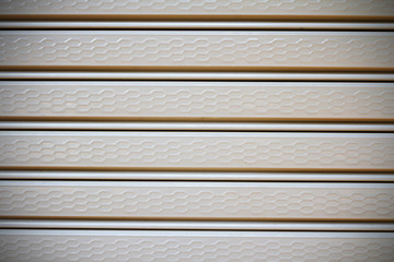 Shutter door or rolling door pattern, gray color
