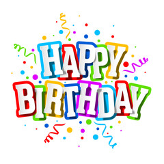 Happy Birthday Greeting Card