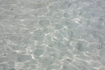 Clear water surface