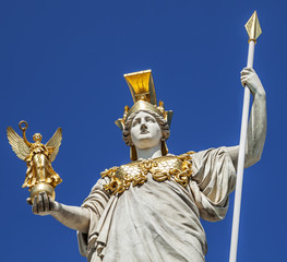 Obraz premium Wien - Parlament - Göttin Athene