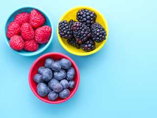 Berries in bowls