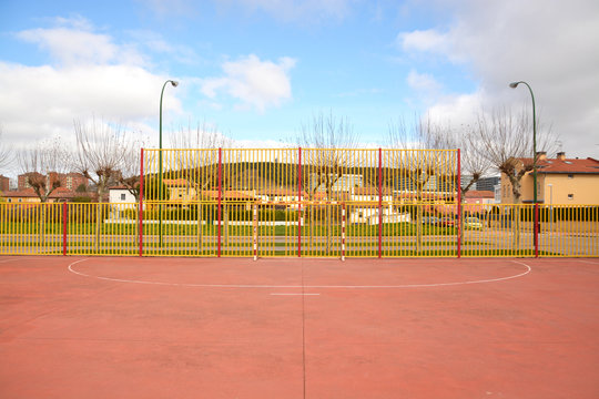 cancha de f&uacute;tbol sala al aire libre