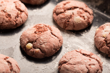 Tasty baked chocolate cookies