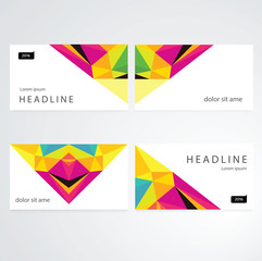 abstract geometric banner polygonal background
vector 10 EPS