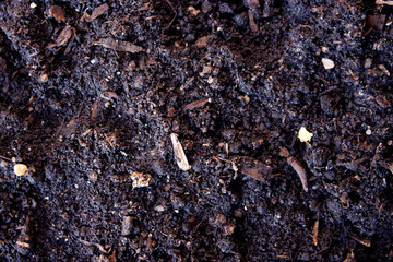 background black coarse dark dirty loose earth