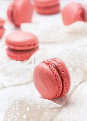 several pink macaroon  (light)