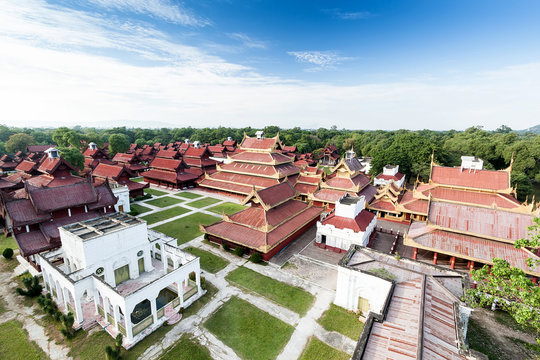 Mandalay Palace,  Mandalay, Myanmar