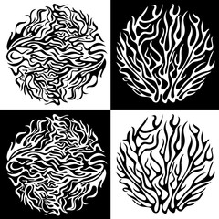 decorative texture ornament lines background