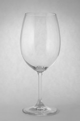 Empty Glass for white Wine