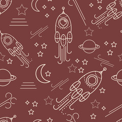  Baby shower seamless pattern