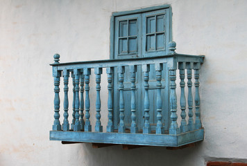 Blue Balcony in Peru