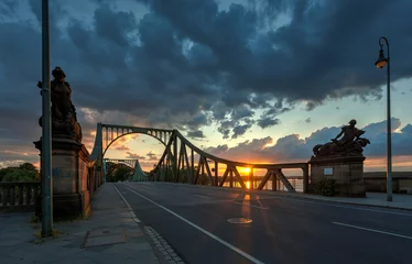 Fotobehang Glieneker Brücke © Sliver