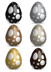 dot circle skin eggs