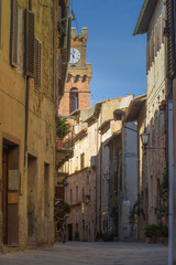Fototapeta premium Tourist destination city, full of restaurants in southern Tuscan