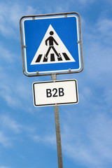 Schild 80 - B2B
