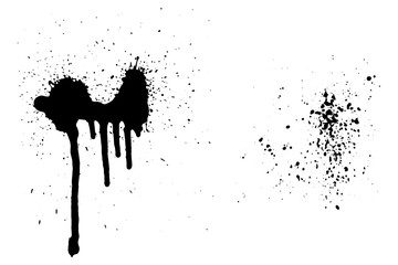 Grunge Splattered Paint - Abstracft
