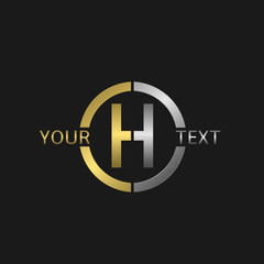 Obraz premium Letter H logo