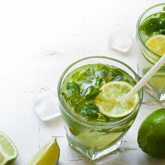 Summer drink mojito