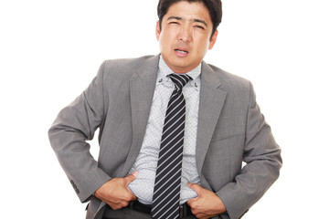 肥満気味の男性