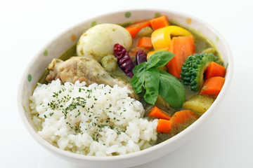 おいしそうなグリーンカレー