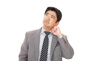 苦悩するビジネスマン