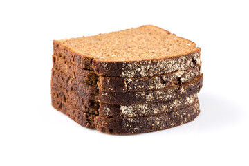 sliced of rye bread