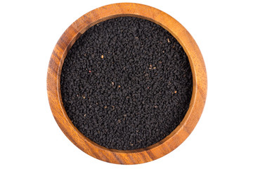 Sesame seeds in flax sack
