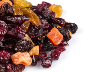 Mix variety of dried fruit