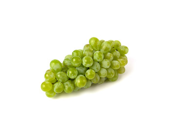 Grapes on a white background