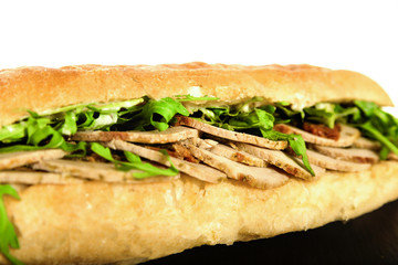 Chicken or Beef, Gyros Slice Meat and Vegetables