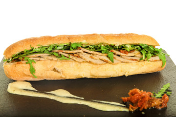Chicken or Beef, Gyros Slice Meat and Vegetables