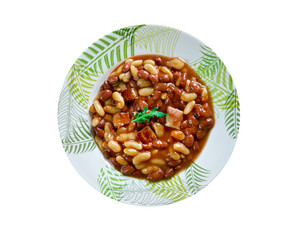 Umngqusho Bantu dish.South African cuisine  different beans