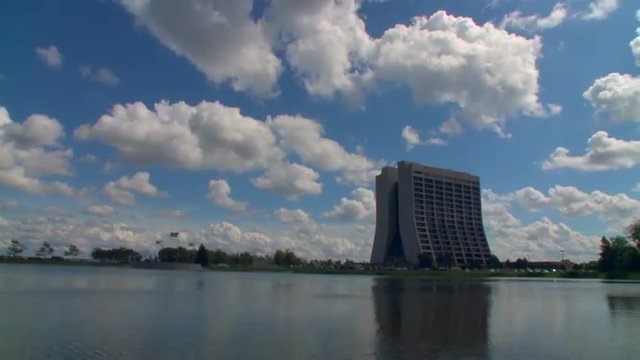 At the Fermilab National Accelerator Laboratory, scientists work on high energy particle physics.