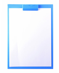 Clipboard, isolated on white