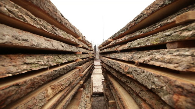 stock timber wood industry plant