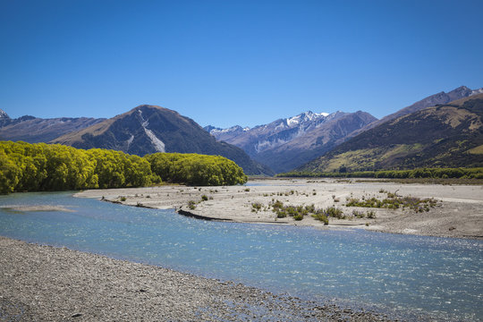 Flusslandschaft auf der Südinsel
