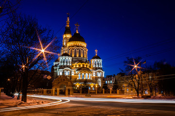 Fototapeta na wymiar Cathedral Blagoveschensky Kharkov