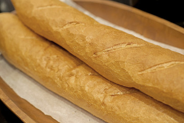 french baguette for breakfast meal