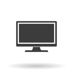 Monitor PC Icon Vector Flat style. Monitor PC Icon JPEG. Monitor PC Icon Picture. Monitor PC Icon Image. Monitor PC Icon JPG. Monitor PC Icon EPS. Monitor PC Icon AI. Icon Drawing - stock vector