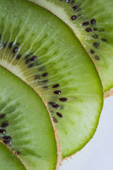 fresh sliced organic kiwi