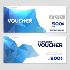 gift voucher vector illustration coupon template for company