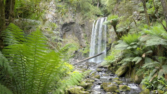 Dolly shot of the Hopetoun Falls in Victoria, Australia