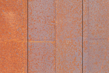 Metal rust plate wall texture and background